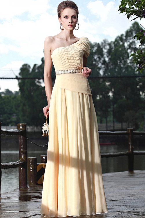 Couture Chiffon Faux Gown