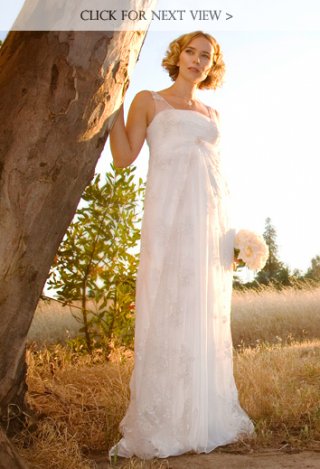 Alya Silk Wedding Dress (Short)