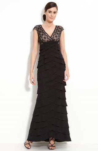 Lace & Chiffon Gown
