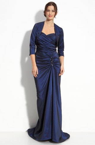 Taffeta Gown & Bolero