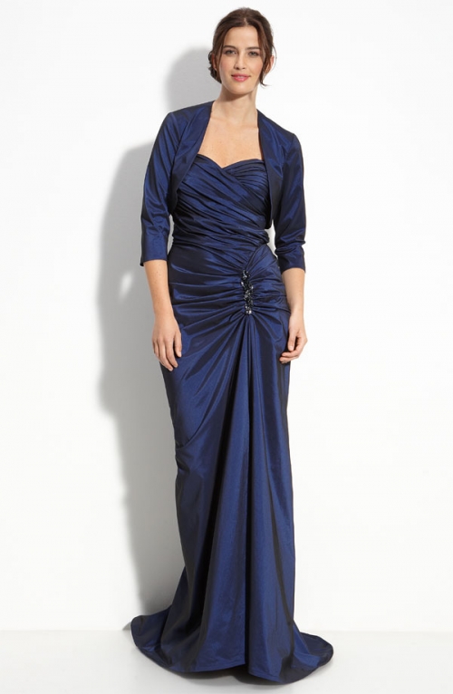 Taffeta Gown & Bolero