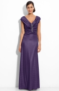 Embellished Shimmer Jersey Gown