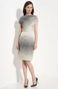 V-Back Sheath Dress
