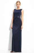 Sequin Detail Jersey Gown