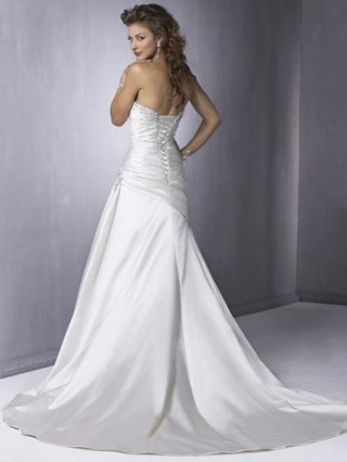 Most Popular Floor Length A-Line Strapless Low Back Sweep Train With Embroidery,Bandage Wedding Dresses WDresses00928 Most Popular Floor Length A-Line Strapless Low Back Sweep Train With Embroidery,Bandage Wedding Dresses WDresses00928
