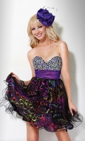 Strapless Sequin Party Dress by Jovani