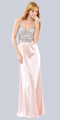 Embellished Halter Prom Dresses