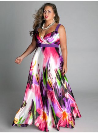 Tropical Beauty Maxi Dress