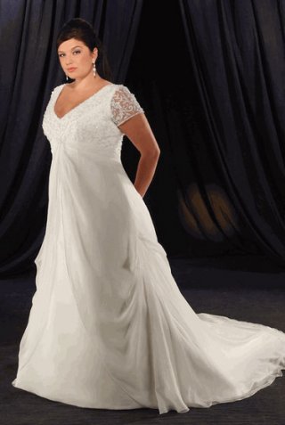 Plus Size Wedding Dresses plus058