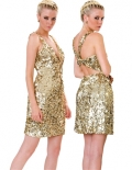 Golden Girl Party Dress
