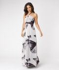 Lipsy Halterneck Keyhole Maxi Dress