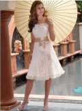Lacing Applique Lovely Princess Keen Length wedding dress