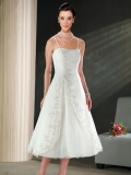 Wholesale New Design Cheap Spaghetti Straps Beading Wedding Dress