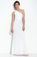 JS Boutique Sequin One Shoulder Gown