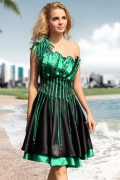 Emerald City Green Cocktail Gown