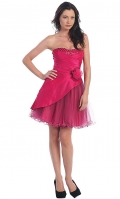Short Straples Semi-Formal Dress