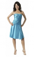 Strapless Rouched Dress