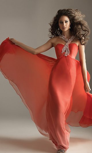 Long Elegant Prom Dress V1844