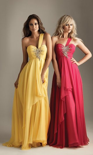 Elegant One Shoulder Dress V239