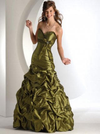 A-line Sweetheart Floor-length Taffeta Prom Dress