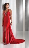 Sexy Red Evening Gown by Flirt P4415