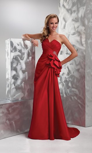 Elegant Red Prom Dress V51