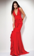 Low VNeck Jovani Dress 153596 V791