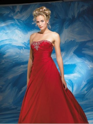 Taffeta Softly Curved Neckline Asymmetrical Ruched Bodice Ball Gown Wedding Dress