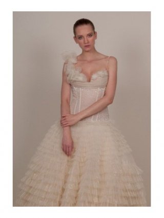 Tulle Ball Gown Feather Sweetheart Neckline Illusion Boned Bodice Wedding Dress