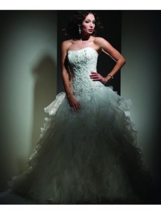 Tulle Soft Sweetheart Neckline Laced Bodice Ball Gown Wedding Dress
