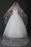 white wedding veils 3 meters