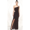 Long Black Vintage Evening Dress