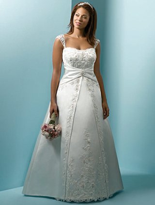 A line Cap sleeve Chapel Train Wedding Dress (ST0025) A line Cap sleeve Chapel Train Wedding Dress (ST0025)