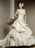 Off-the-shoulder Pick-up Skirt Taffeta Wedding Dresses (wd0001)