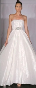 Strapless Ballgown Silk Taffeta Wedding Dresses (wd0402)