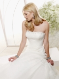 Empire Waist Embroider Sash Lace up Hot Sale in Spring Bodice Princess 2012 Wedding Dress