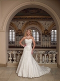 Mermaid/Trumpet Sweetheart Lace , Satin Wedding Dresses