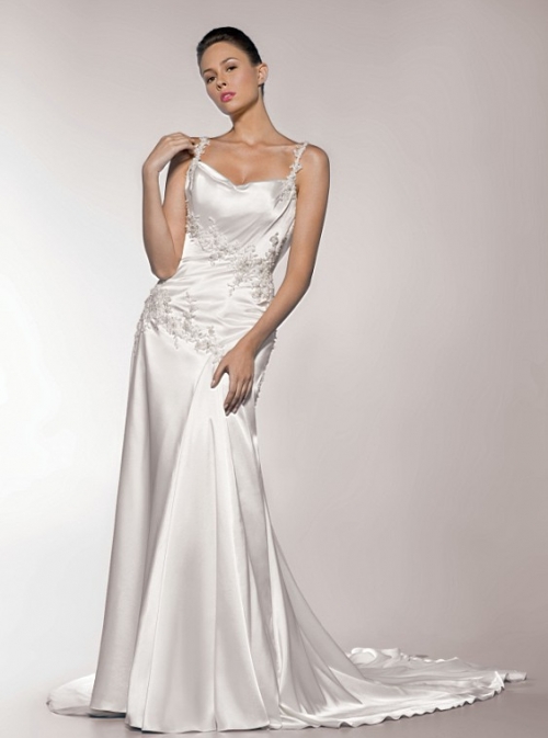 2012 Sexy beach casual bridal gown