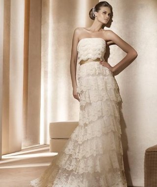 hotsale strapless wedding dress online