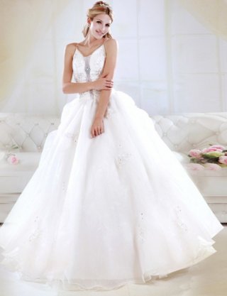 Beautiful sling Wedding Dresses