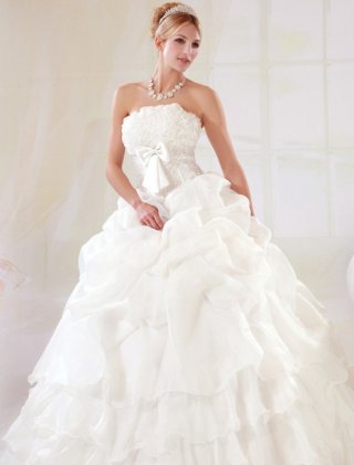 Strapless Empire Princess Wedding Dresses