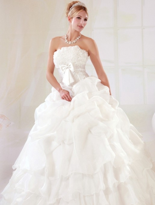 Strapless Empire Princess Wedding Dresses