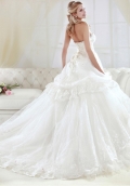 2012 luxury wedding dresses with big tail