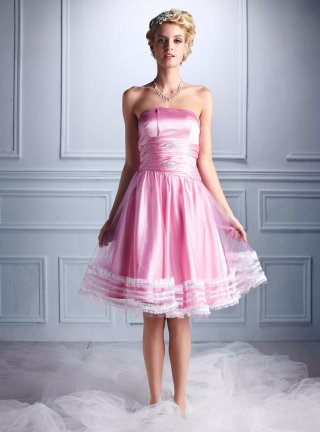 2012 Fresh and beautiful three-dimensional fold self fluffy princess wedding dress