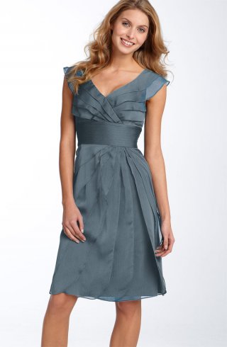 Tiered Chiffon Dress