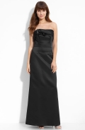 Duchesse Satin Strapless Gown