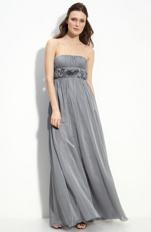 Cationic Chiffon Gown