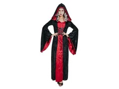 hooded gown vampiress costume