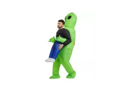 Green Alien Carrying costume