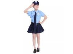 Girls Police Officer Costume